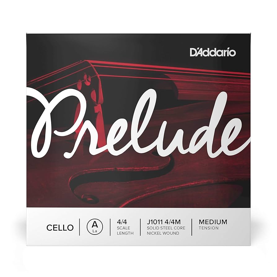 新品・未開封品 D'Addario Prelude 3/4 チェロ弦セット Eckroth Music - D'Addario String Cello 3/4 C Prelude